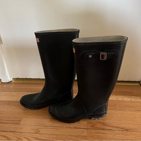 Hunter boots size 9 black - Picture 4 of 6